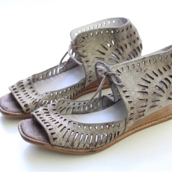 Jeffrey Campbell Rodillo wedge sandals - Picture 10 of 11